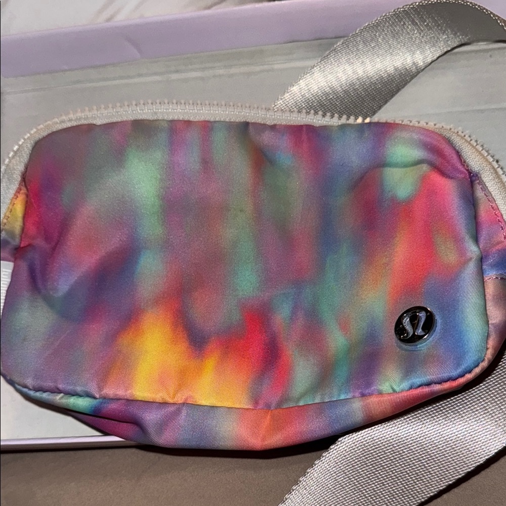 Lululemon Athletica Red and Pink Crossbody Bag